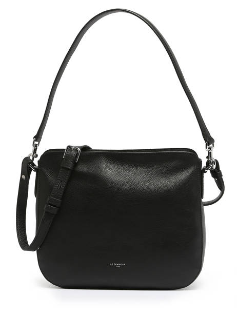 Sac PortÃ© Ã©paule Sophie Cuir Le tanneur Noir sophie TSOP1410