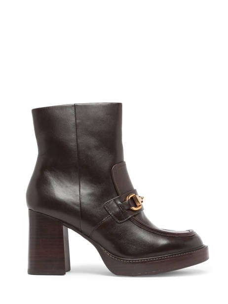 Bottines Ã  Talon En Cuir Tamaris Rouge women 41