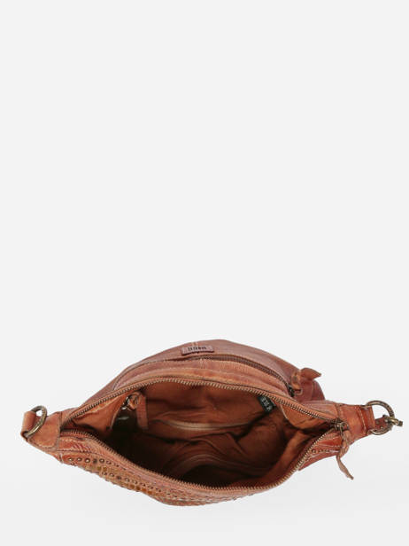 Sac BandouliÃ¨re Heritage Cuir Biba Marron heritage LOT2L vue secondaire 3