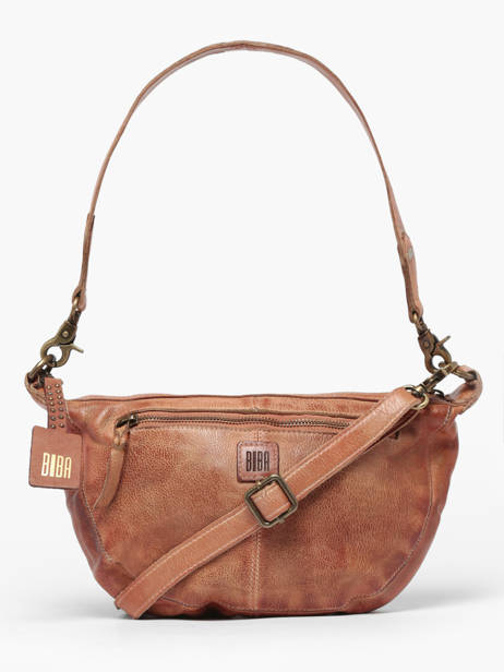 Sac BandouliÃ¨re Heritage Cuir Biba Marron heritage LOT2L vue secondaire 4
