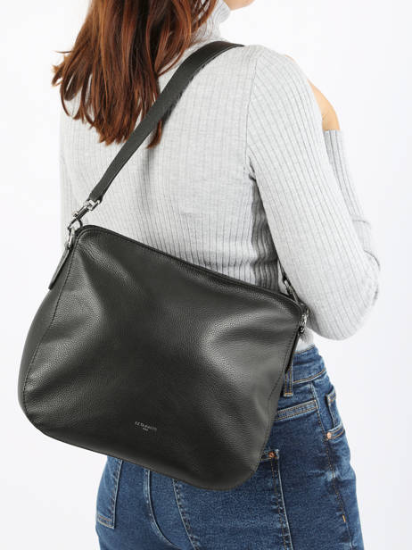 Sac PortÃ© Ã©paule Sophie Cuir Le tanneur Noir sophie TSOP1410 vue secondaire 1
