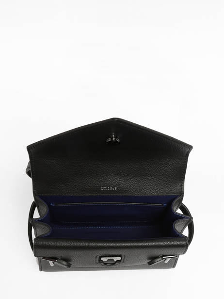 Small Grained Leather Emilie Crossbody Bag Le tanneur Black emily TEMI1006 other view 3