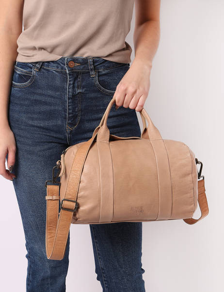 Sac PortÃ© Main Basilic pepper Beige smart BSMA07 vue secondaire 1