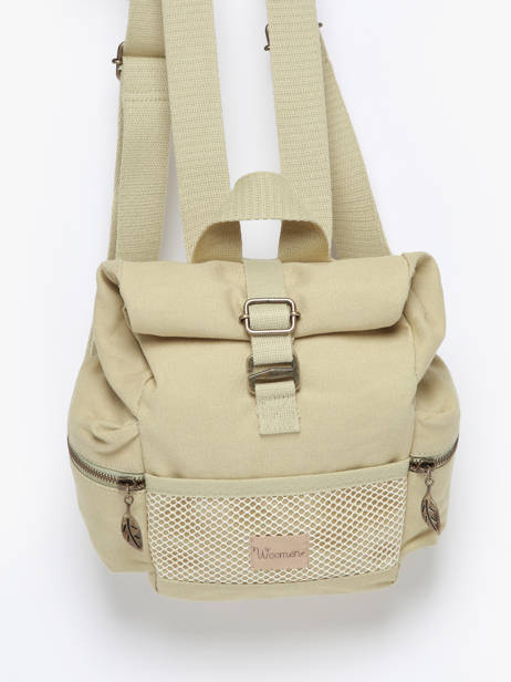 Sac Ã  Dos Rolltop S Narcisse Woomen Vert narcisse WNAR04 vue secondaire 2