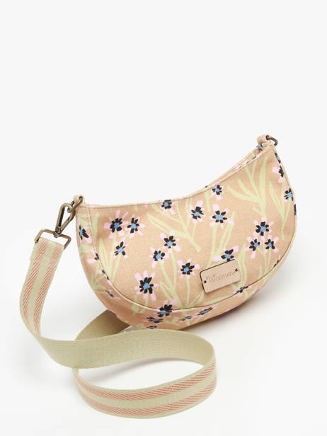 Sac BandouliÃ¨re Angelonia Coton Woomen Beige angelonia WANG01 vue secondaire 2