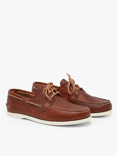 Boat Shoes Orland In Leather Redskins Brown men ORLAND other view 3