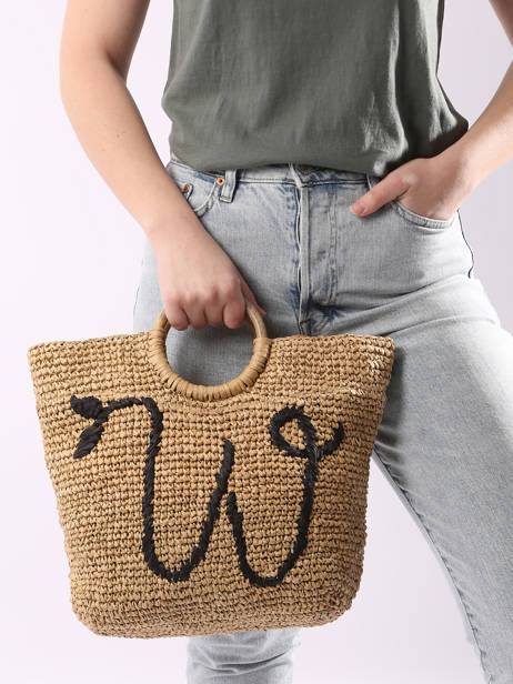 Sac PortÃ© Main Noyer Woomen Marron noyer WNOY03 vue secondaire 1