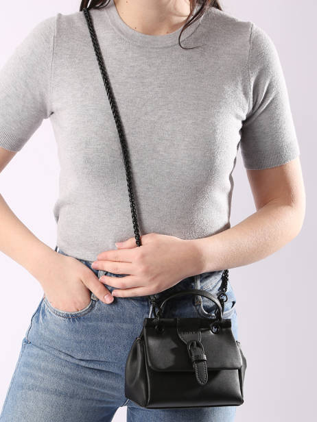 Sac BandouliÃ¨re Oxer Cuir Etrier Noir oxer EOXE001S vue secondaire 1
