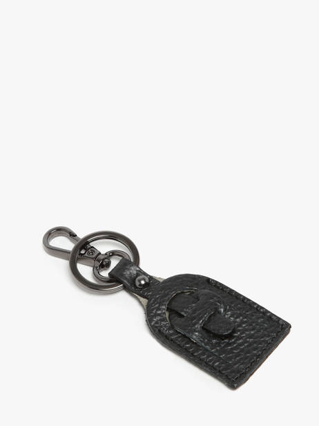 Porte-clefs Caviar Cuir Milano Noir caviar CA23119 vue secondaire 1