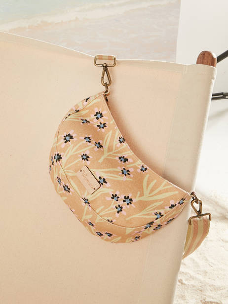 Sac BandouliÃ¨re Angelonia Coton Woomen Beige angelonia WANG01 vue secondaire 5