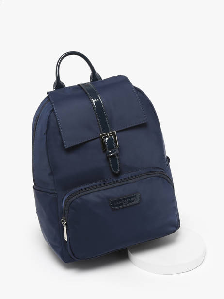Sac Ã  Dos Lancaster Bleu basic vernis 514-86 vue secondaire 2