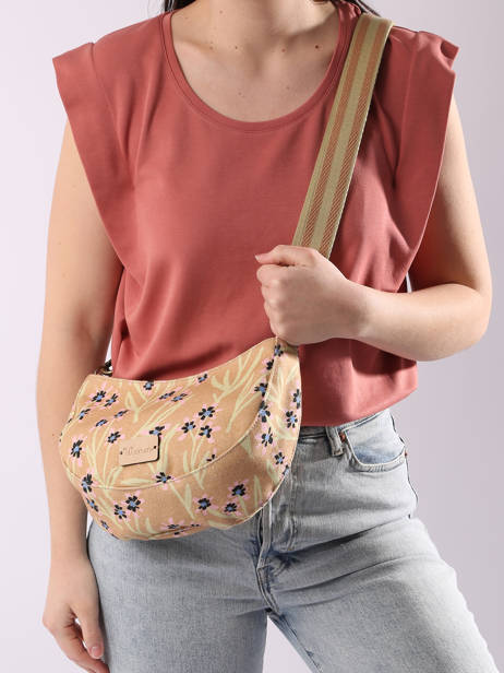 Sac BandouliÃ¨re Angelonia Coton Woomen Beige angelonia WANG01 vue secondaire 1