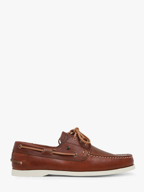 Boat Shoes Orland In Leather Redskins Brown men ORLAND