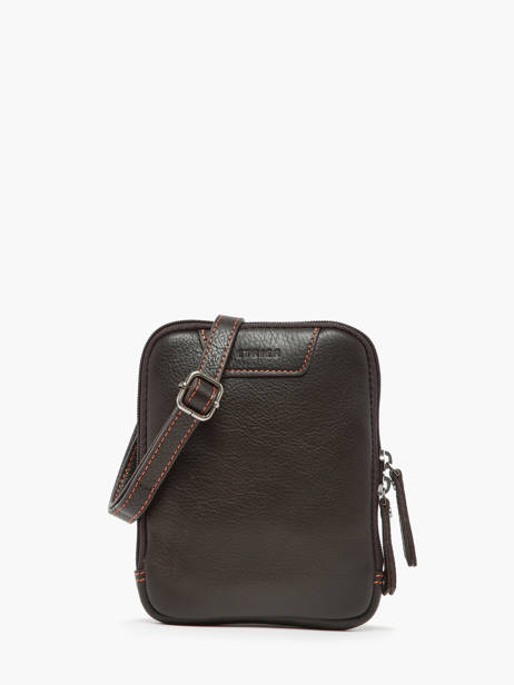 Sac BandouliÃ¨re S FoulonnÃ© Cuir Etrier Marron foulonne EFOU728S