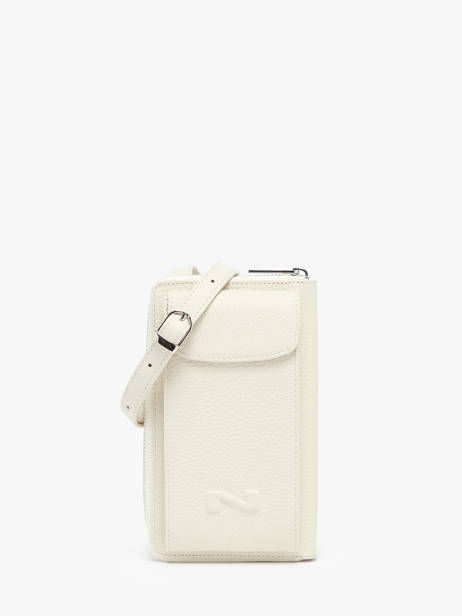 Leather Pocket Phone Pouch Nathan baume Beige n city 3