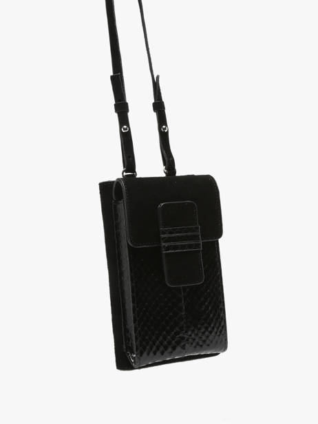 Ã‰tui TÃ©lÃ©phone Cuir Great by sandie Noir new zack SNA vue secondaire 2