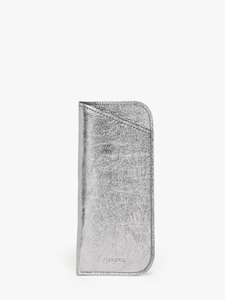 Ã‰tui Lunettes Etincelle IrisÃ©e Cuir Etrier Argent etincelle irisee EETI5001