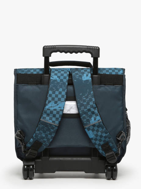 Cartable Ã  Roulettes Enfant 3 Compartiments Cameleon Bleu actual CR41 vue secondaire 4
