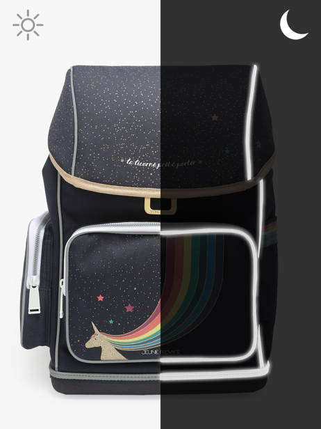 Sac Ã  Dos Ergomaxx 2 Compartiments Jeune premier Bleu daydream girls G vue secondaire 5