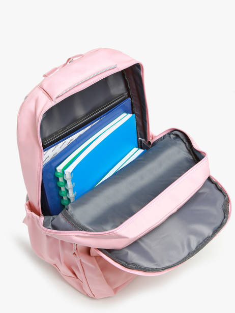 Sac Ã  Dos 2 Compartiments Miniprix Rose backpack 6235 vue secondaire 3