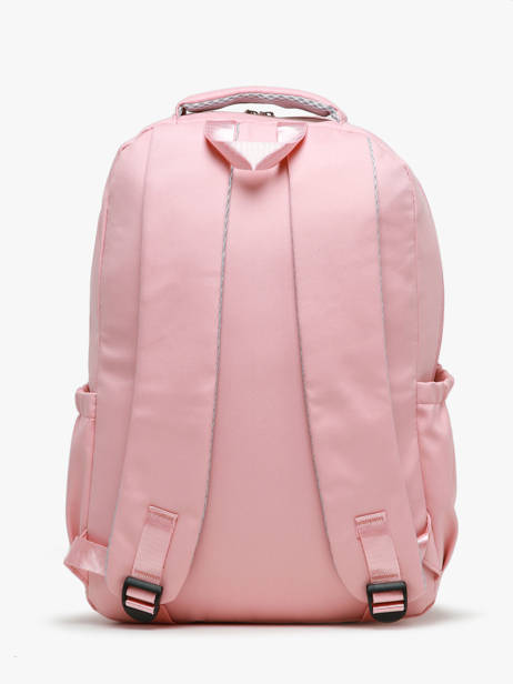 Sac Ã  Dos 2 Compartiments Miniprix Rose backpack 6235 vue secondaire 4
