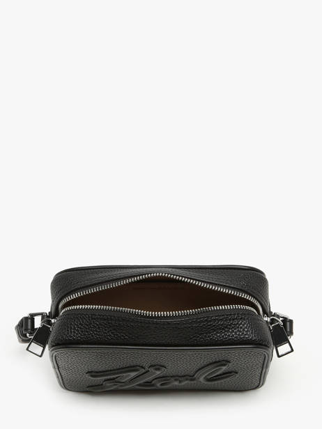 Sac BandouliÃ¨re K Skuare Polyurethane Karl lagerfeld Noir k skuare 245W3094 vue secondaire 3