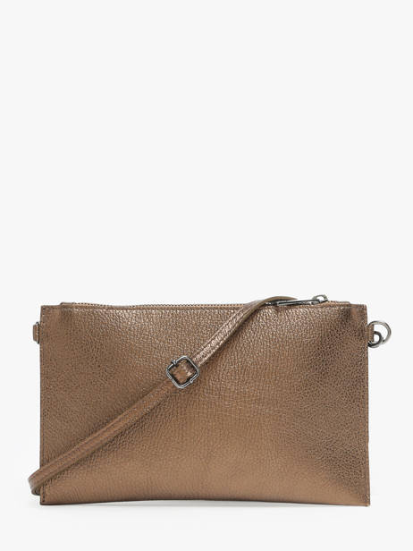 Sac BandouliÃ¨re Caviar Cuir Milano Marron caviar CA240611 vue secondaire 4