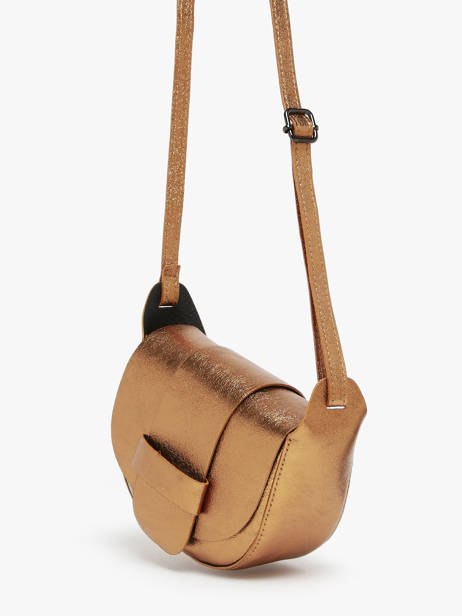 Sac BandouliÃ¨re Nine Cuir Milano Or nine NI24064 vue secondaire 2