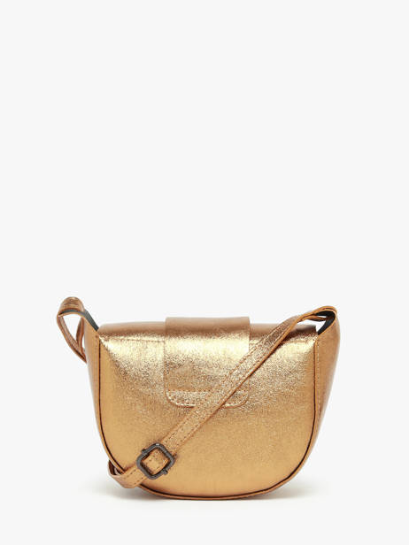 Sac BandouliÃ¨re Nine Cuir Milano Or nine NI24064 vue secondaire 4