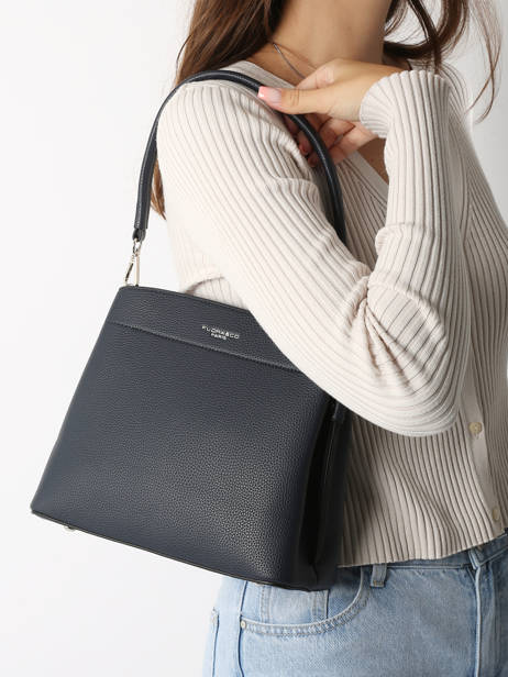 Ccrossbody Shoulder Bag Grained Miniprix Blue grained F8515 other view 1