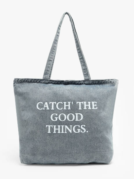 Sac PortÃ© Ã©paule Denim Coton Miniprix Bleu denim 33001