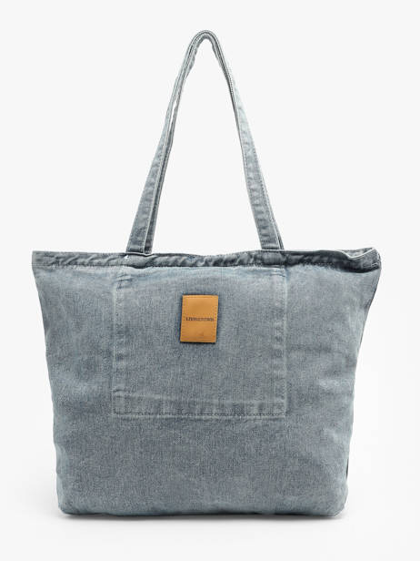 Sac PortÃ© Ã©paule Denim Coton Miniprix Bleu denim 33001 vue secondaire 3