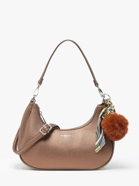 Sac PortÃ© Ã©paule Grained Miniprix Marron grained F6994