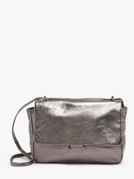 Sac BandouliÃ¨re Leather Cuir Biba Argent leather ELI1L