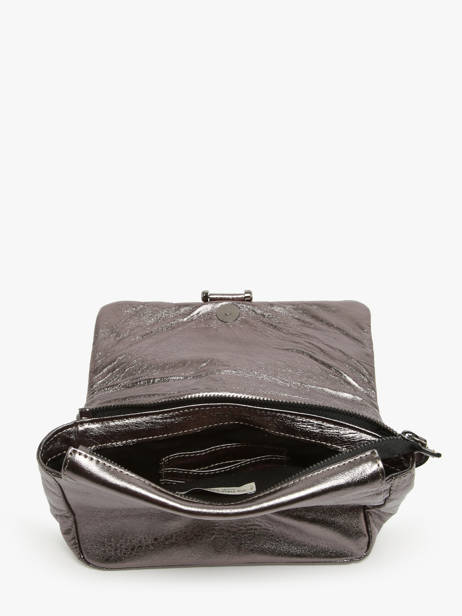 Sac BandouliÃ¨re Leather Cuir Biba Argent leather ELI1L vue secondaire 3
