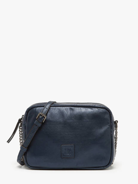 Sac BandouliÃ¨re Heritage Cuir Biba Bleu heritage TAC2L