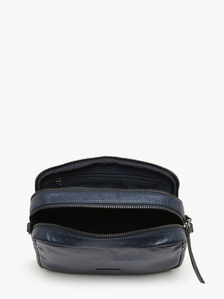 Sac BandouliÃ¨re Heritage Cuir Biba Bleu heritage TAC2L vue secondaire 3