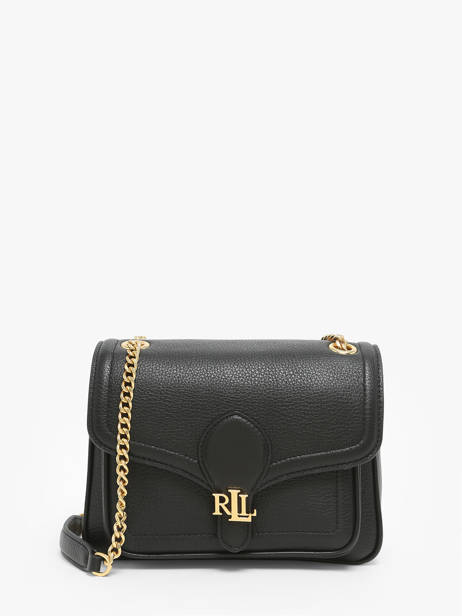 Sac BandouliÃ¨re Bradley Cuir Lauren ralph lauren Noir bradley 31941807