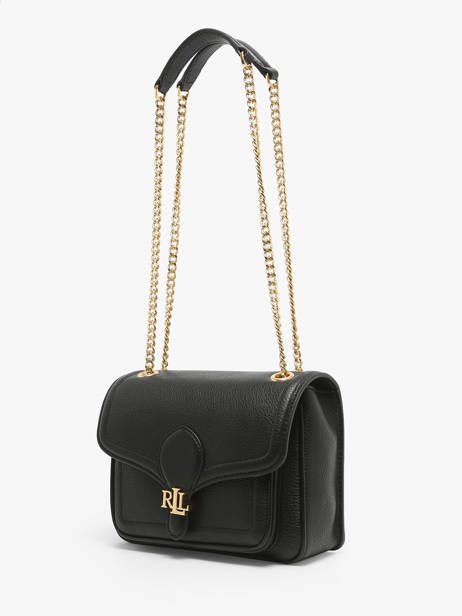 Sac BandouliÃ¨re Bradley Cuir Lauren ralph lauren Noir bradley 31941807 vue secondaire 2