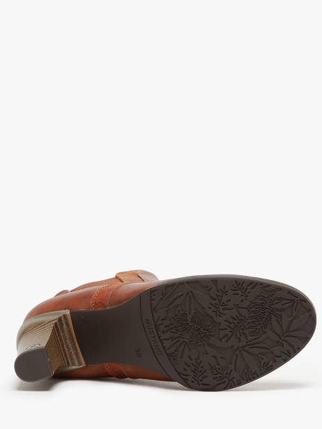 Bottines Ã  Talon Mustang Marron women 1470503 vue secondaire 5
