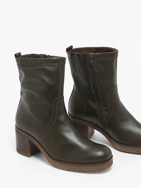 Bottines Ã  Talon En Cuir Gabor Vert women 53 vue secondaire 2