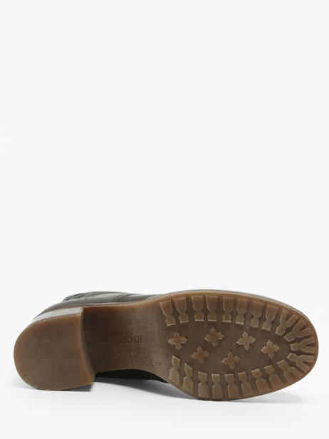 Bottines Ã  Talon En Cuir Gabor Vert women 53 vue secondaire 5