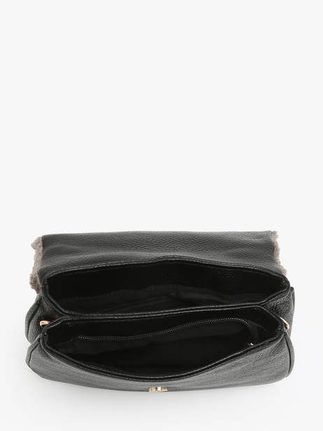 Sac BandouliÃ¨re Polaire Miniprix Noir polaire BV24865 vue secondaire 2