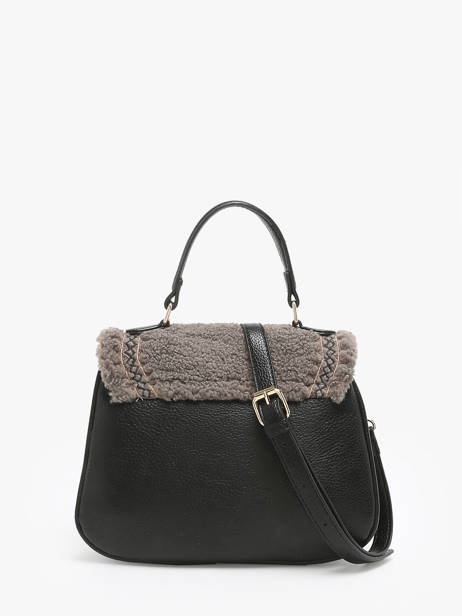 Sac BandouliÃ¨re Polaire Miniprix Noir polaire BV24865 vue secondaire 3