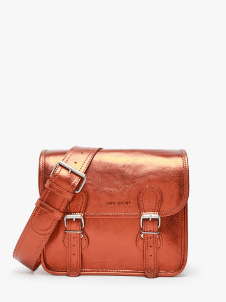 Sac BandouliÃ¨re La Sacoche S Ginger Cuir Paul marius Orange ginger SACOSGIN