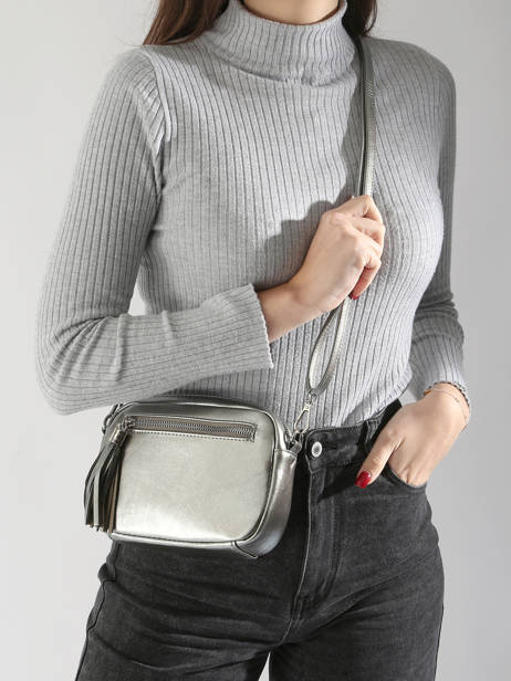 Sac BandouliÃ¨re Venus Miniprix Gris venus F2308 vue secondaire 1