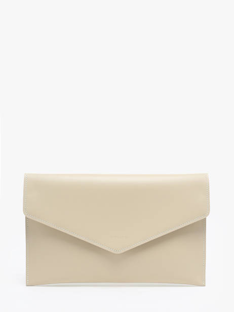 Pochette De SoirÃ©e L Paddock Cuir Etrier Beige paddock EPAD075L