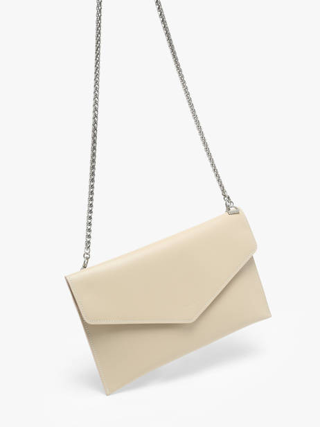 Pochette De SoirÃ©e L Paddock Cuir Etrier Beige paddock EPAD075L vue secondaire 2
