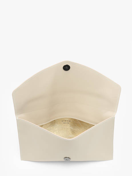Pochette De SoirÃ©e L Paddock Cuir Etrier Beige paddock EPAD075L vue secondaire 3