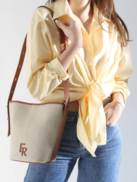 Sac BandouliÃ¨re Sac Ã  Dos S Cavalier Toile Etrier Beige cavalier toile ECLT126S vue secondaire 1
